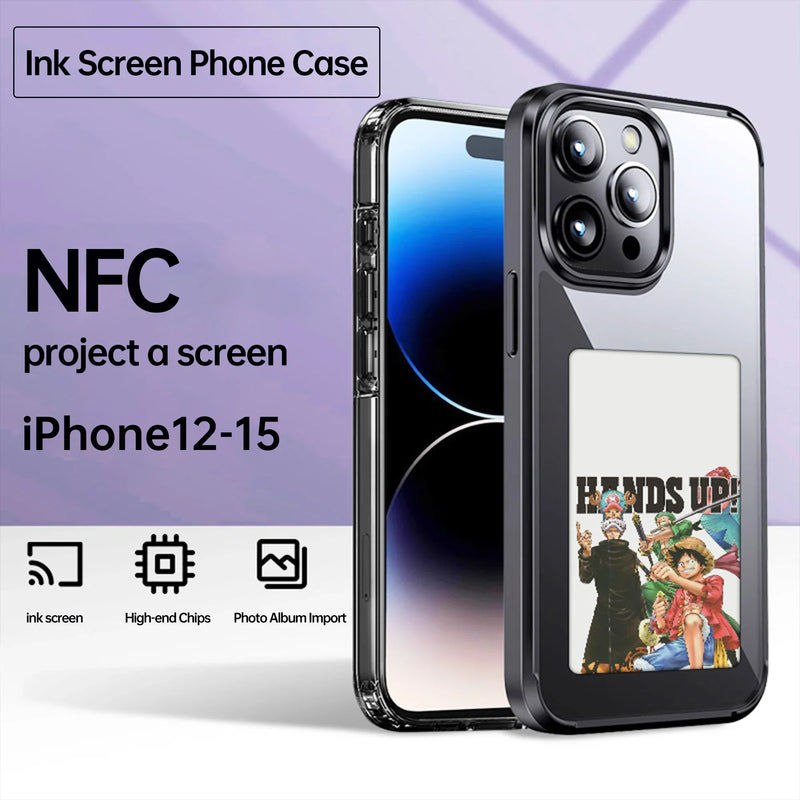 Capa Inteligente para iPhone [Tecnologia NFC e Tela E-Ink]